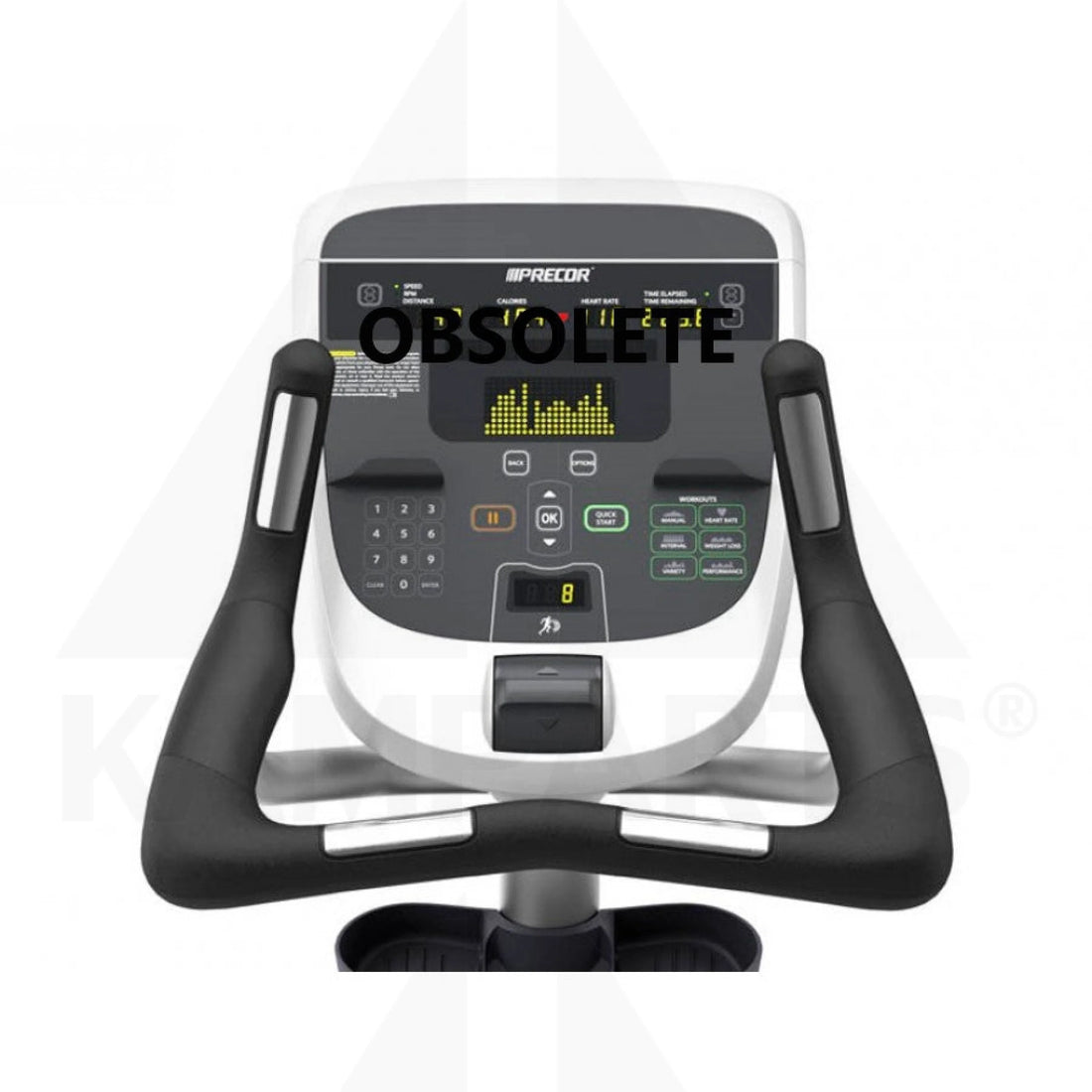 Precor UBK/RBK 635 / 835 Overlay/Keypad Assembly Bike Parts