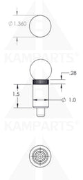 Premium Pop Pin - 1/2” Parts & Components