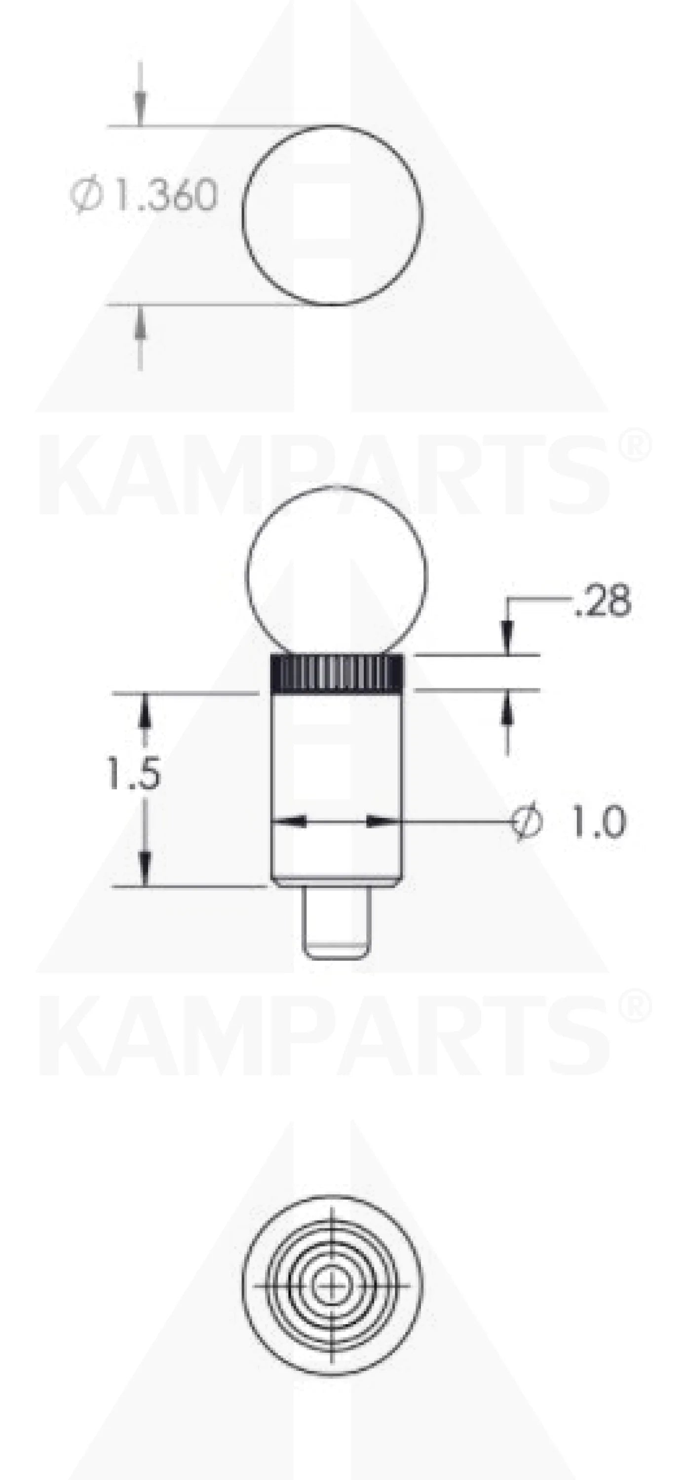 Premium Pop Pin - 1/2” Parts & Components