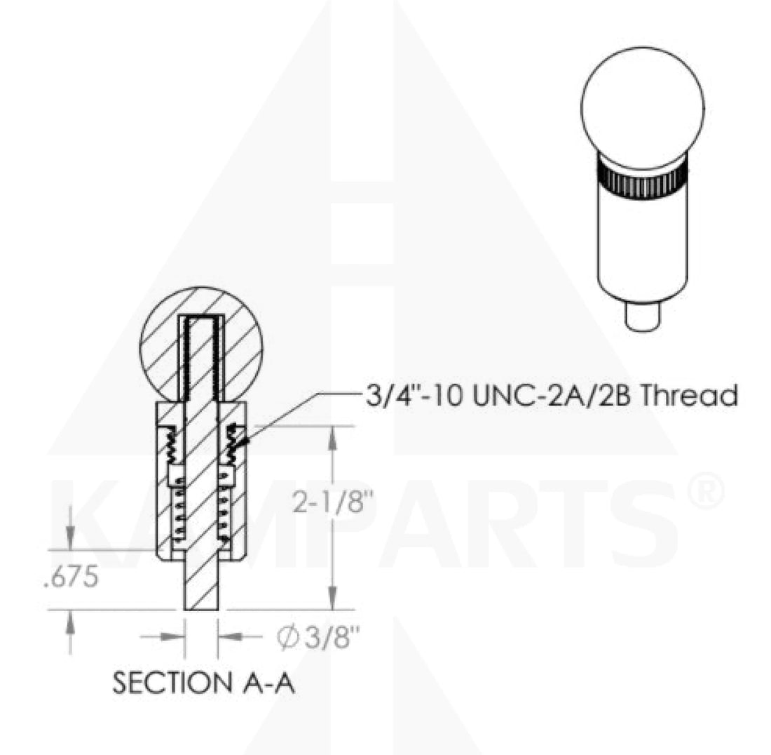 Premium Pop Pin - 3/8” Parts & Components