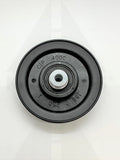 Pulley - 4” x 1” Thick Hub x 3/8” Bore Steel Bore Parts & Components