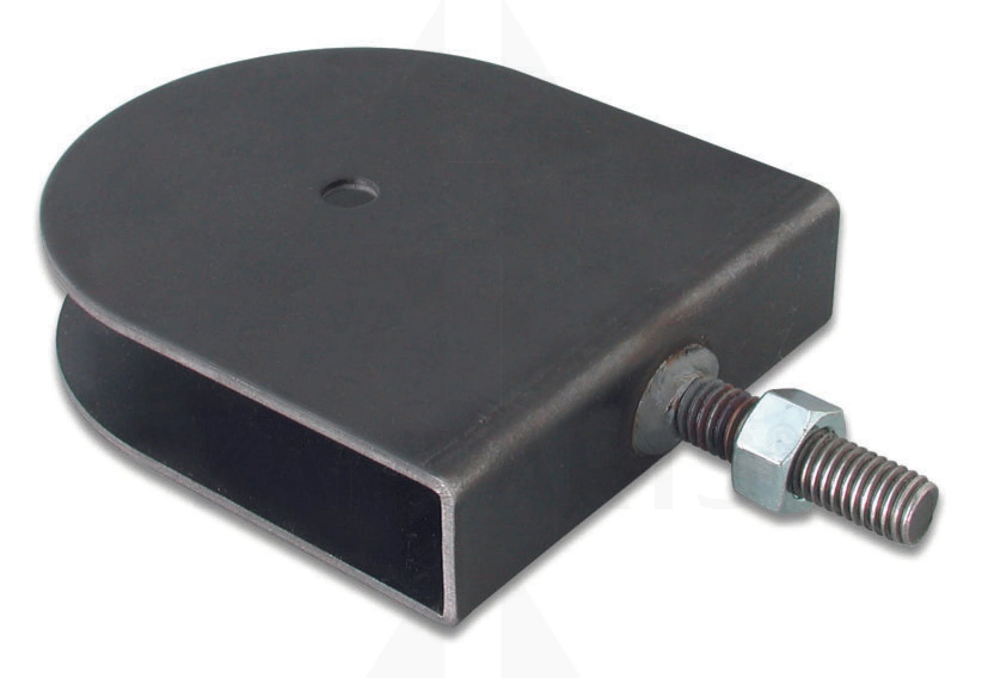 Pulley Bracket - 1/2” Bolt and Nut. 3/8” Bore. Fits 4”-4.5” Pulleys Parts & Components