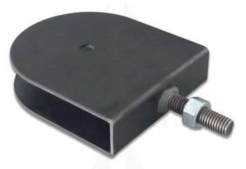 Pulley Bracket - 1/2” Bolt and Nut. 3/8” Bore. Fits 4”-4.5” Pulleys Parts & Components