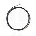 Ready Made Black Cable - 24 Feet - 3/16’’ Coated to 1/4’’ with 3/8’’-16 X 3’’ Threaded Stud Cable-Chain-Belting