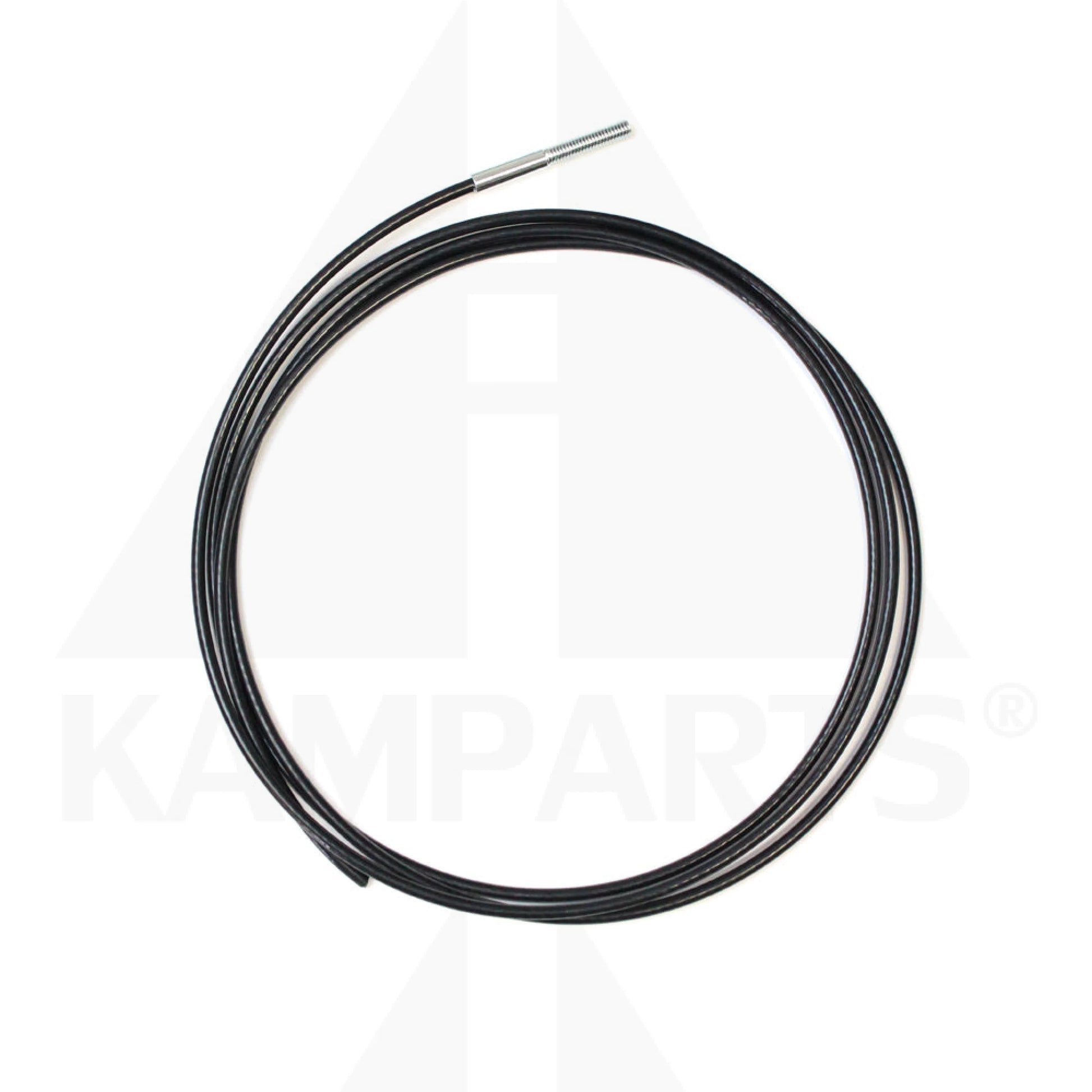 Ready Made Black Cable - 24 Feet - 3/16’’ Coated to 1/4’’ with 3/8’’-16 X 3’’ Threaded Stud Cable-Chain-Belting