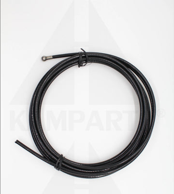 Ready Made Black Cable - 24 feet 3/16” coated to 1/4” Cable with 3/16” Shank Ball Parts & Components