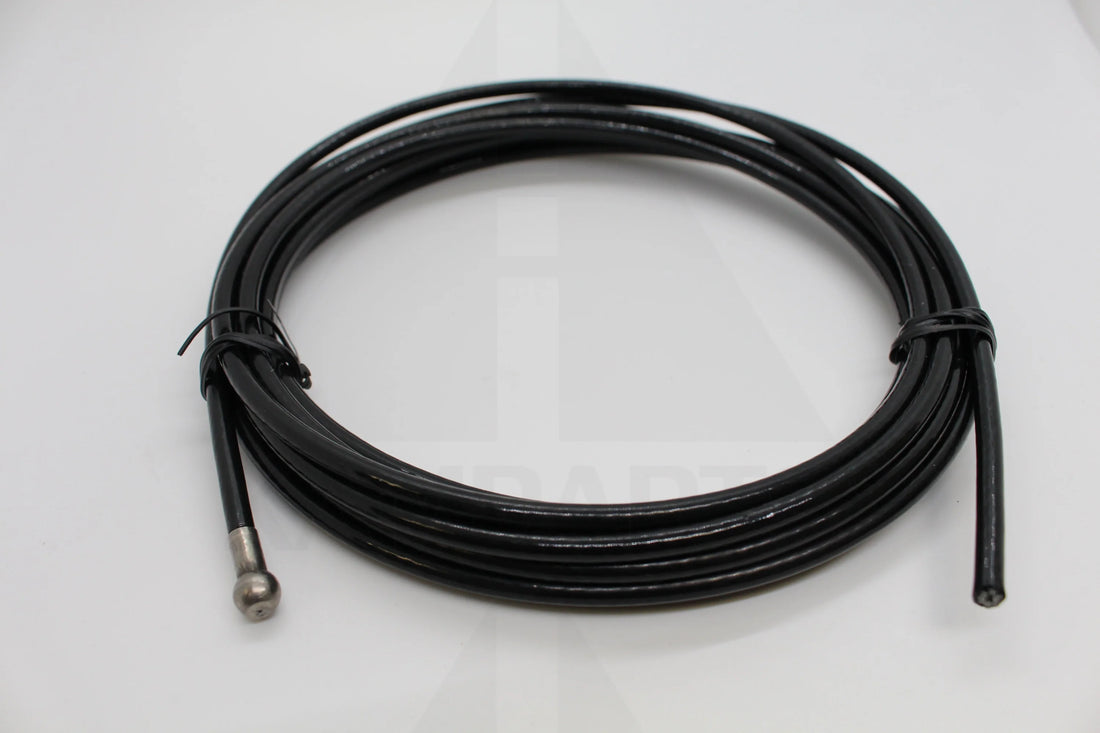 Ready Made Black Cable - 30 feet 3/16” coated to 1/4” Cable with 3/16” Shank Ball Parts & Components