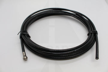 Ready Made Black Cable - 30 feet 3/16” coated to 1/4” Cable with 3/16” Shank Ball Parts & Components