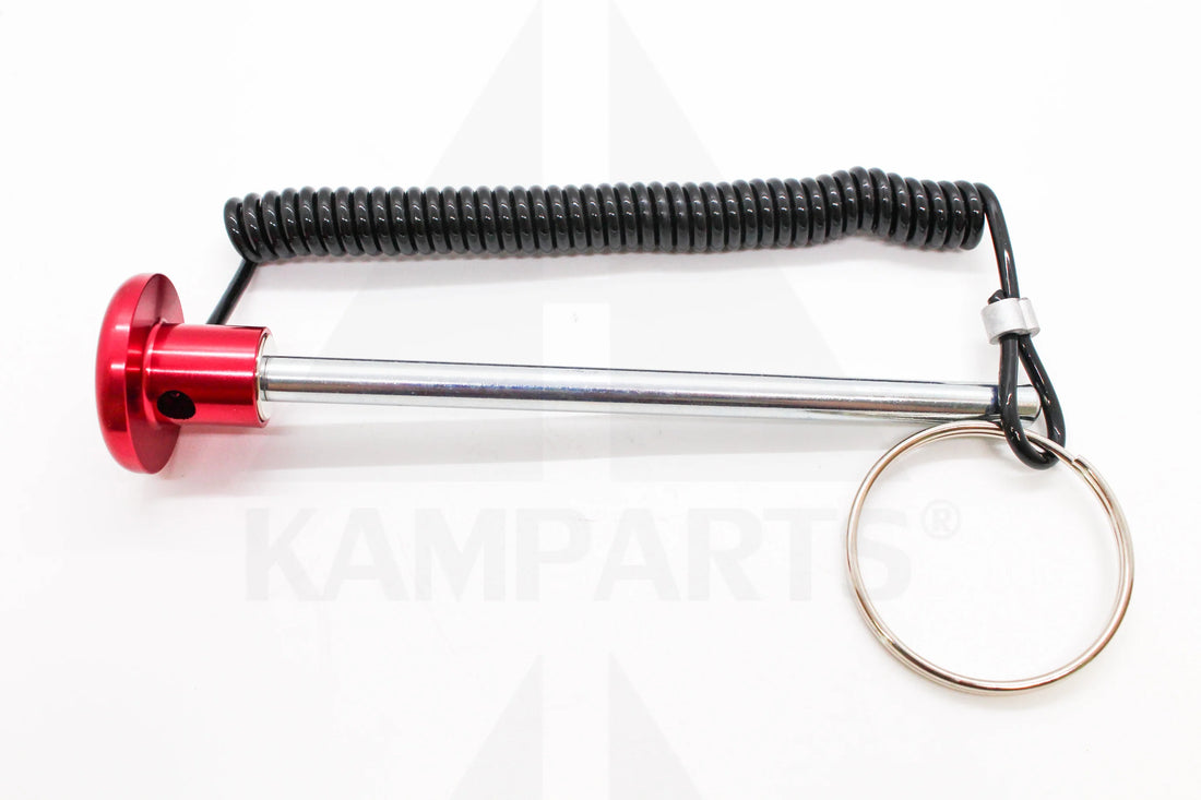 Red Magnetic Locking Pin with Lanyard 6-3/8’’ Magnetic Pins