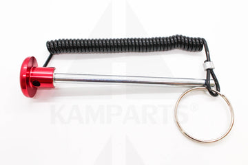 Red Magnetic Locking Pin with Lanyard 6-3/8’’ Magnetic Pins