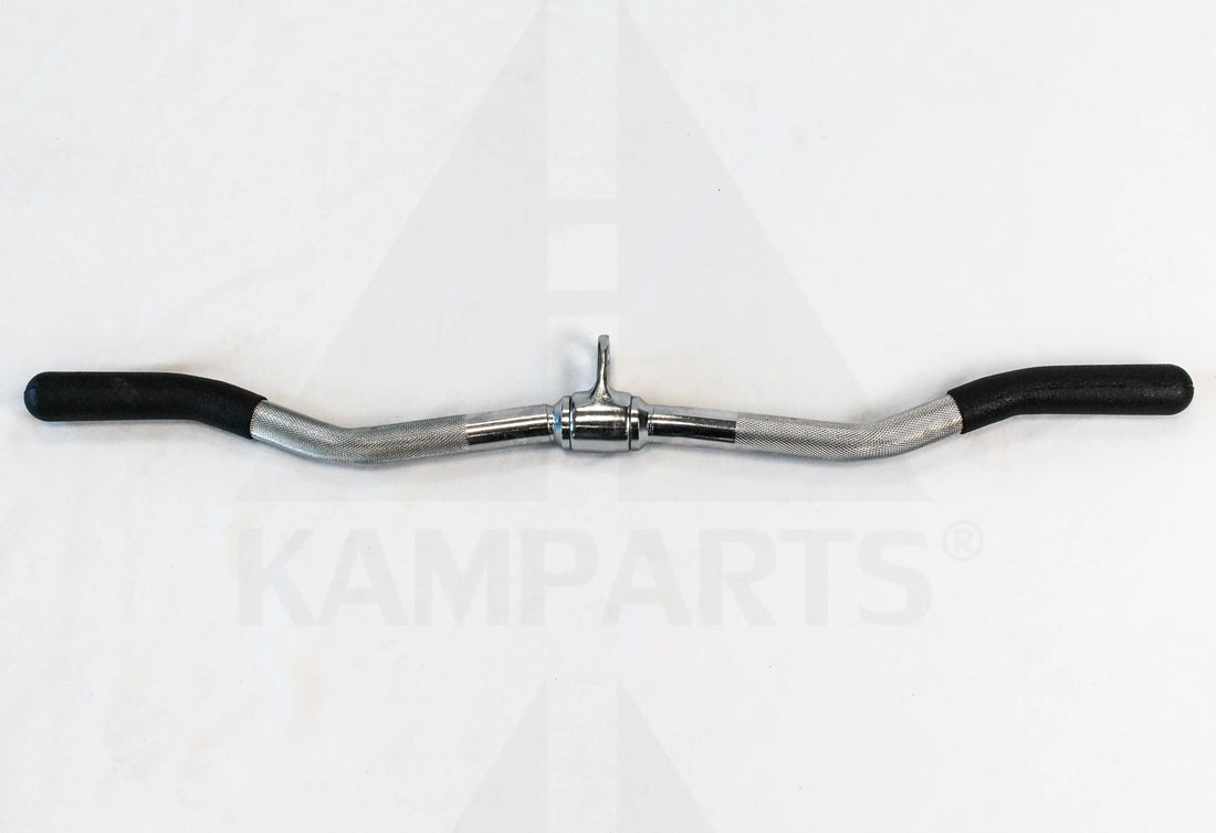 Revolving 28” Hollow Curl Bar With Knurling Gym Accessories