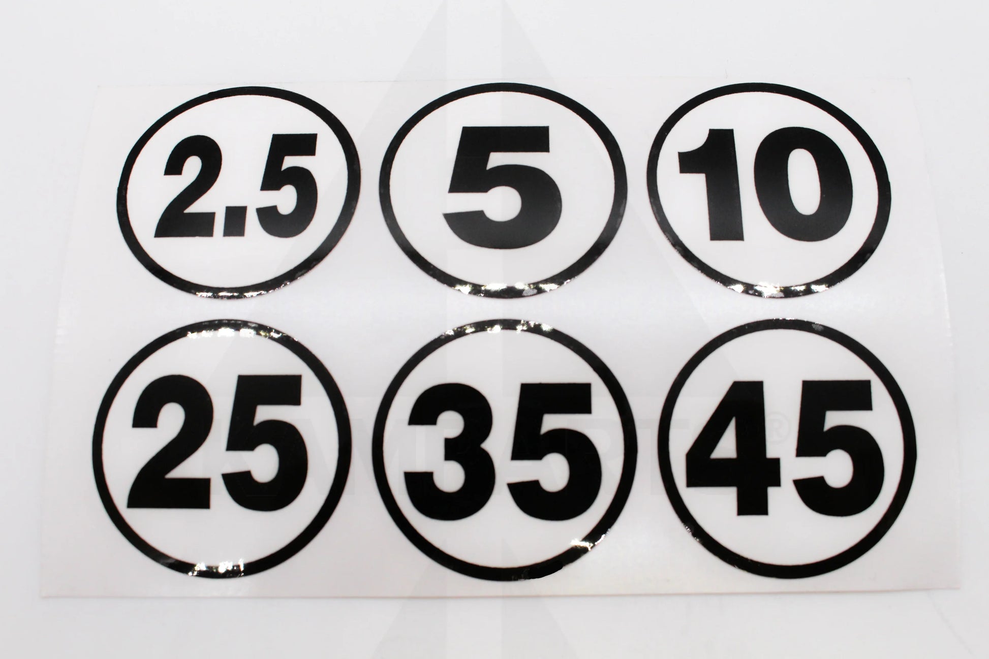 Round Number Stickers. 1-1/2’’ (SOLD EACH) Parts & Components