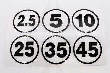 Round Number Stickers. 1-1/2’’ (SOLD EACH) Parts & Components