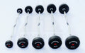 Rubber Barbells -Curl Handle Set -20-60 LB Set Functional Training (NEW)