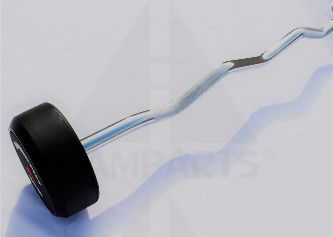 Rubber Barbells -Curl Handle Set - 70-110 LB Set Functional Training (NEW)