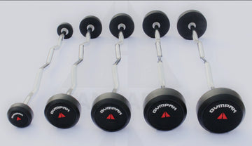 Rubber Barbells -Curl Handle Set - 70-110 LB Set Functional Training (NEW)