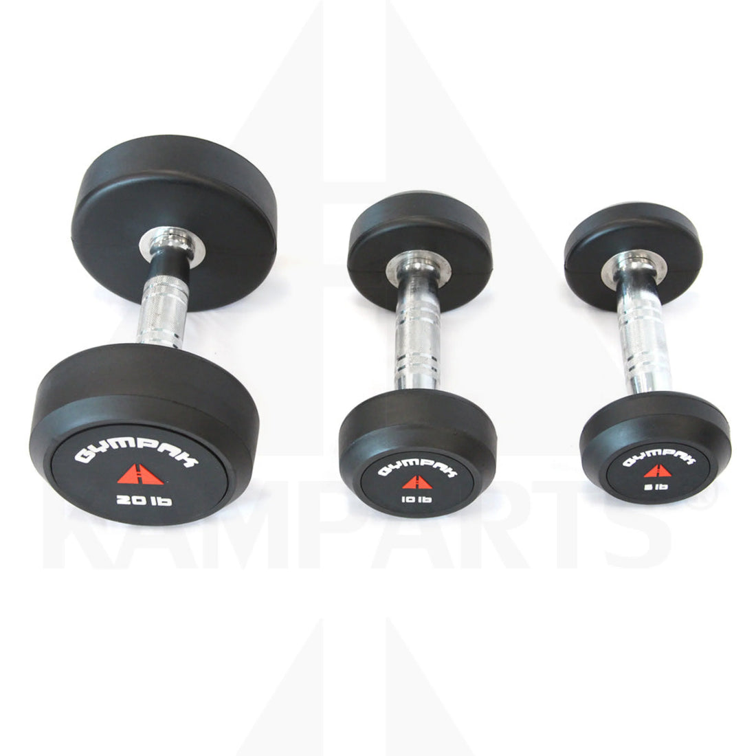 Rubber Dumbbells - 5-50 LB Set Functional Training (NEW)
