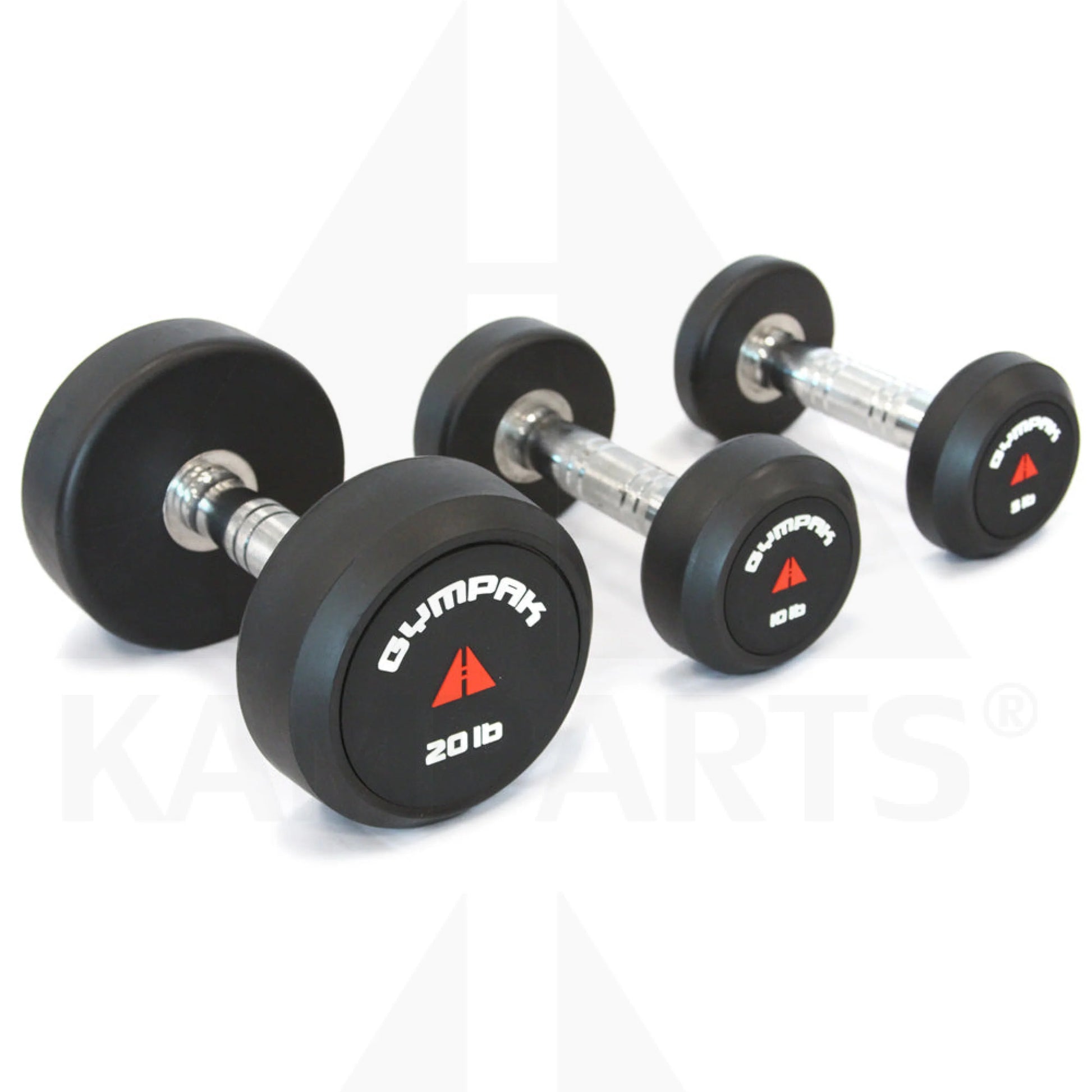 Rubber Dumbbells - 5-50 LB Set Functional Training (NEW)