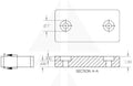 Rubber Floor Pad - 6” x 3” x 1” Parts & Components