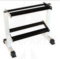 Rubber Hex Dumbbell Set - 5 - 25 LB - 5 Pairs w/black rack Bars Weights & Benches