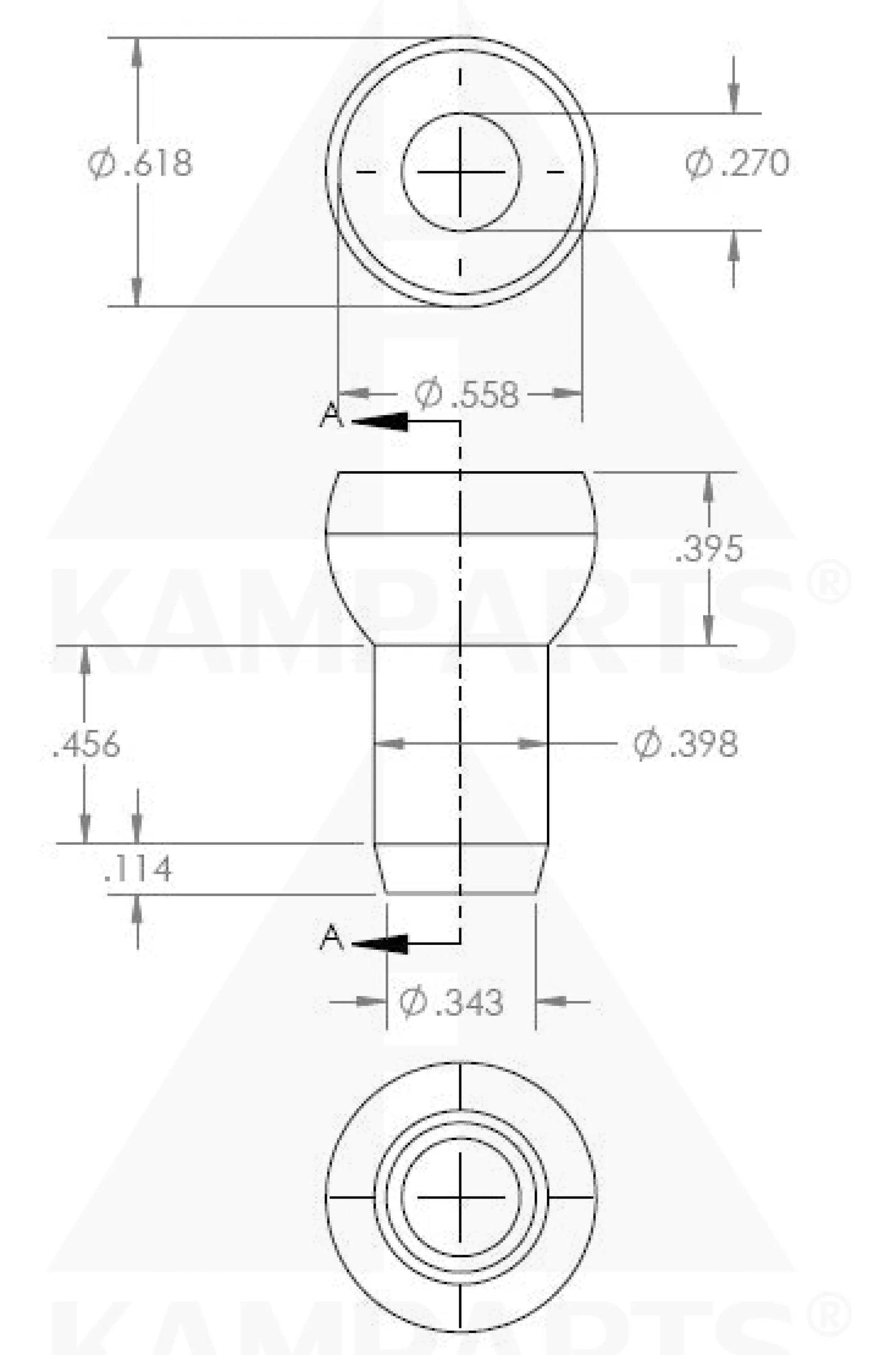 Shank Ball for 1/4” Dia Cable – Stainless Steel Cable-Chain-Belting