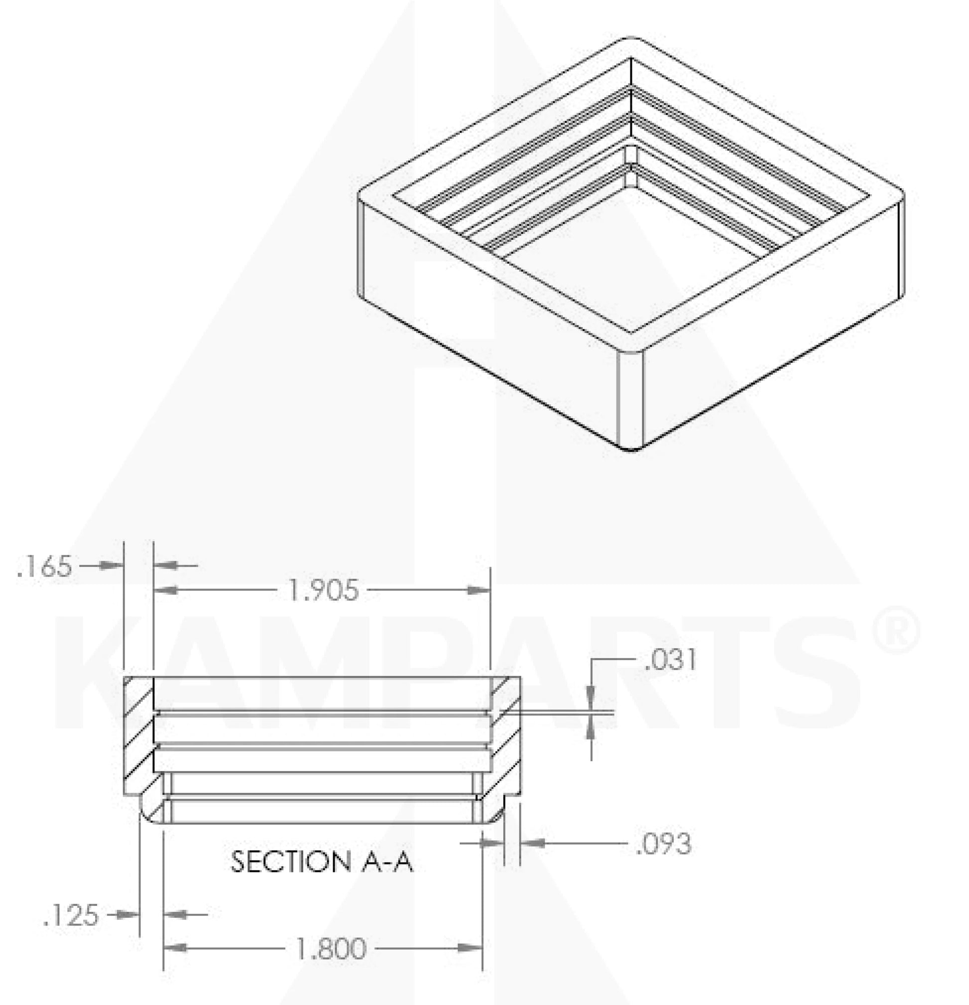 Soft Sliding Sleeve - 2” (Outer) x 1-3/4” (Inner) Parts & Components