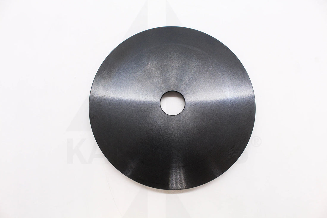 Solid Steel Black End Plate - 1.25 LB - 1 Slot Bars Weights & Benches
