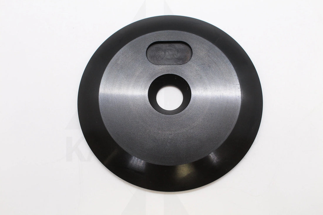 Solid Steel Black End Plate - 1.25 LB - 1 Slot Bars Weights & Benches