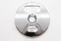 Solid Steel Chrome End Plate - 1.25 LB. 2 slots Bars Weights & Benches