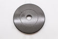 Solid Steel Grey End Plate - 1.25 LB. 2 slots Bars Weights & Benches