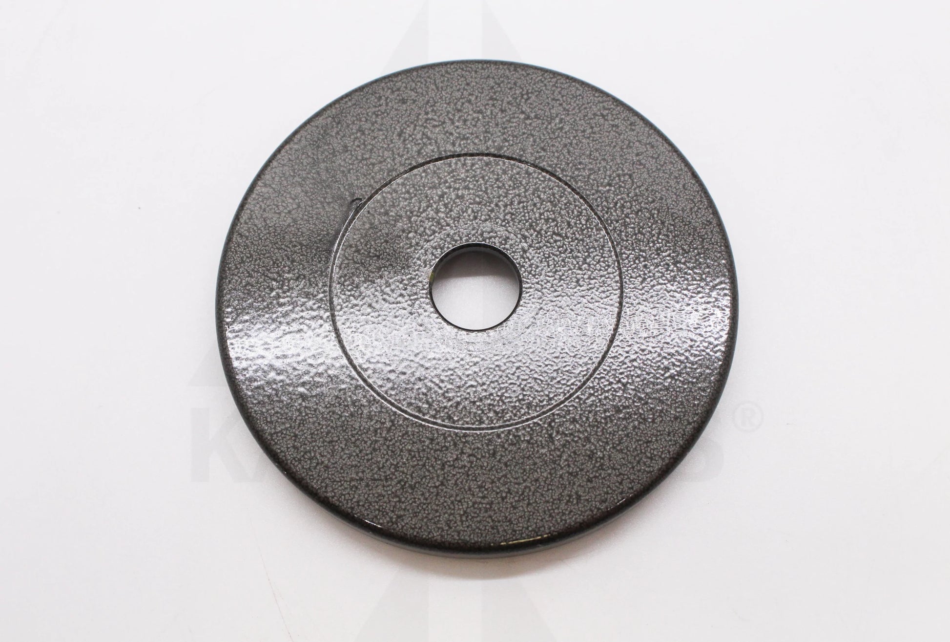 Solid Steel Grey End Plate - 1.25 LB. 2 slots Bars Weights & Benches
