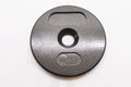 Solid Steel Grey End Plate - 1.25 LB. 2 slots Bars Weights & Benches