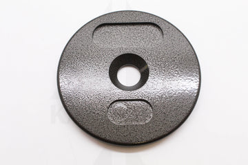 Solid Steel Grey End Plate - 1.25 LB. 2 slots Bars Weights & Benches