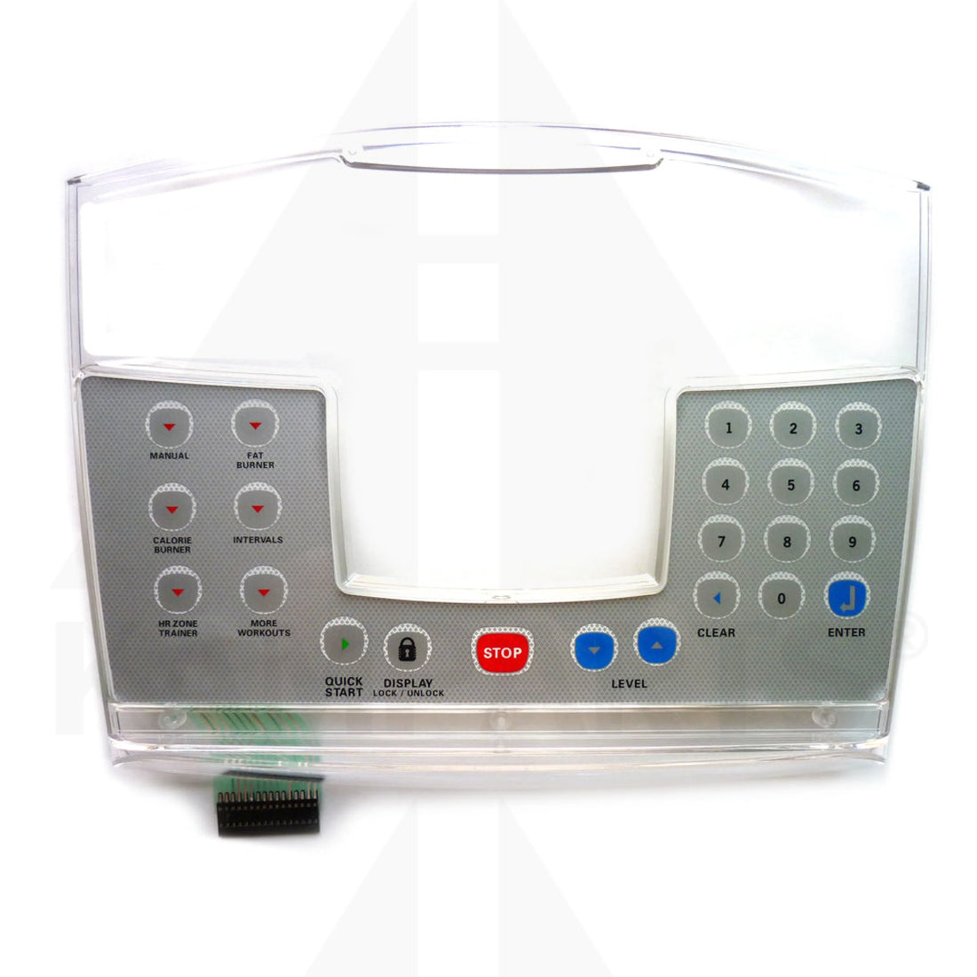 Stairmaster / Nautilus SC916/SM916/EV916/U916/R916 Display Lens W/Overlay/Keypad Stepper-Climber Parts