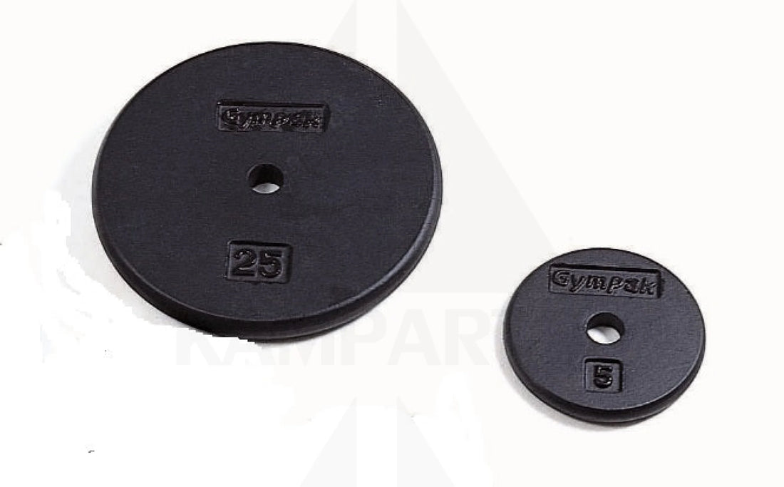 Standard 1’’ Black Flat Plate - 7.5 LB Bars Weights & Benches