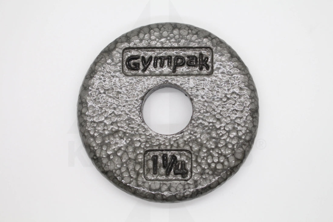 Standard 1’’ Grey Flat Plate - 1.25 LB Bars Weights & Benches