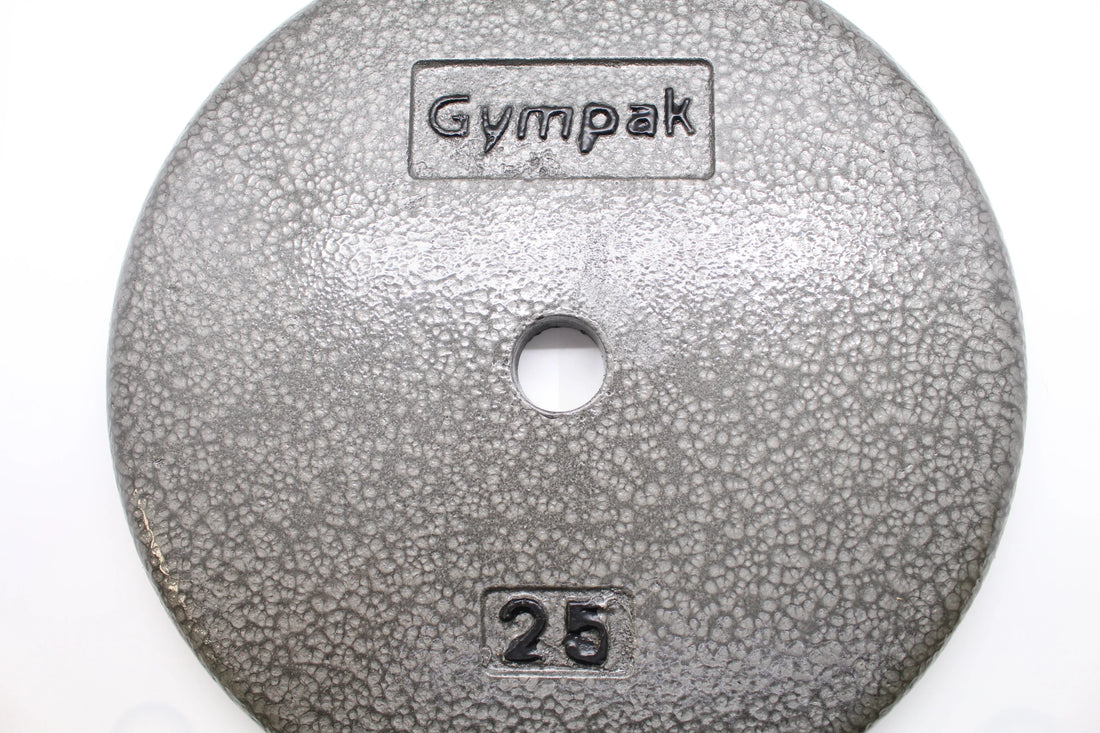 Standard 1’’ Grey Flat Plate - 25 LB Bars Weights & Benches