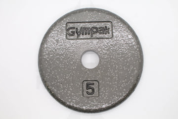 Standard 1’’ Grey Flat Plate - 5 LB Bars Weights & Benches