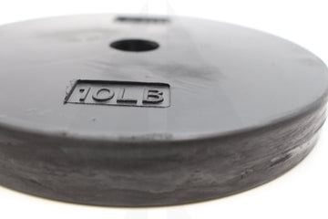 Standard 1’’ Gympak Machined Plate - Rubber - 10 LB**FINAL SALE READ DESCRIPTION** Bars Weights & Benches