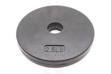 Standard 1’’ Gympak Machined Plate - Rubber - 2.5 LB Bars Weights & Benches