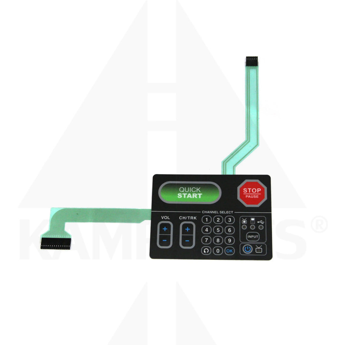 Star Trac Treadmill Quick Start Overlay/keypad W/PVS iPOD Treadmill Parts