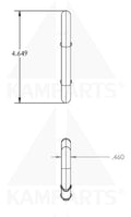 Super Aluminum Jumbo Hook - 12mm Diameter Parts & Components
