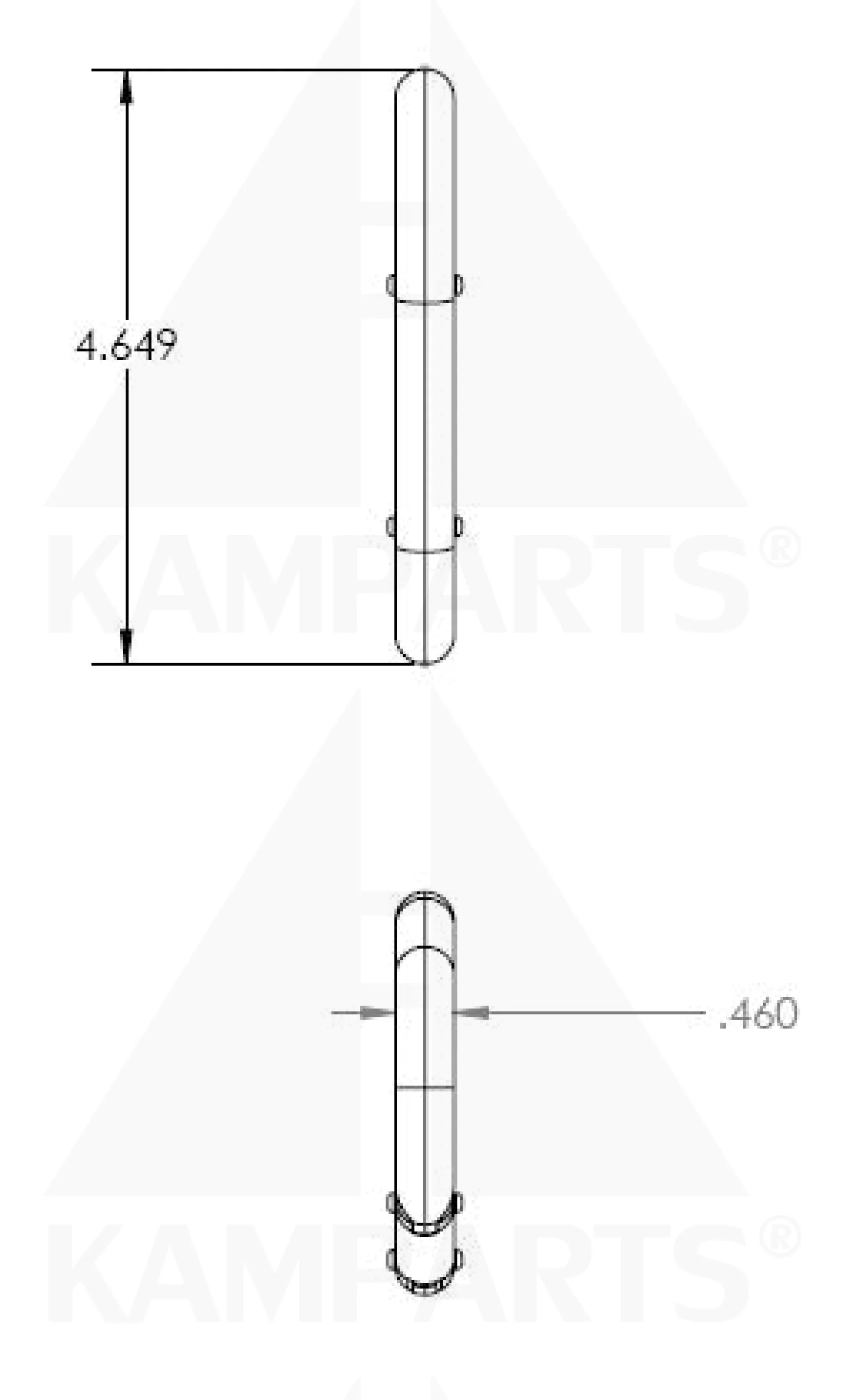 Super Aluminum Jumbo Hook - 12mm Diameter Parts & Components