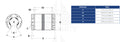 THOMPSON SUPER C 160 OPEN LINEAR BEARING 1’’ LINEAR BEARINGS