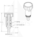 Turn & Release Pop Pin 3/8” Parts & Components