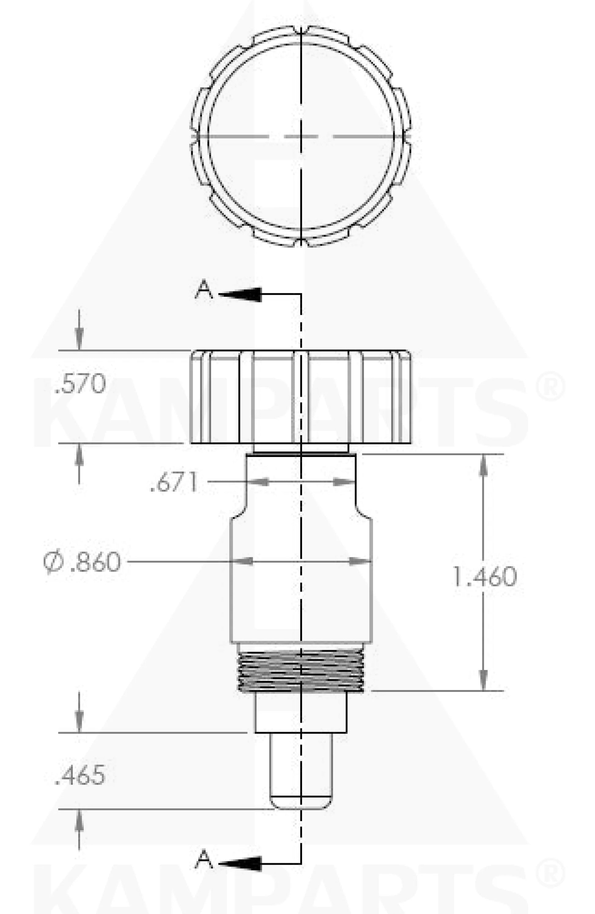 Turn & Release Pop Pin 3/8” Parts & Components