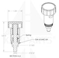 Turn & Release Pop Pin - 5/16” with Nut Parts & Components