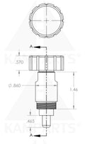 Turn & Release Pop Pin - 5/16” with Nut Parts & Components