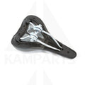 Velo Seat Black And Grey Schwinn Clamp Included Indoor Cycle Parts