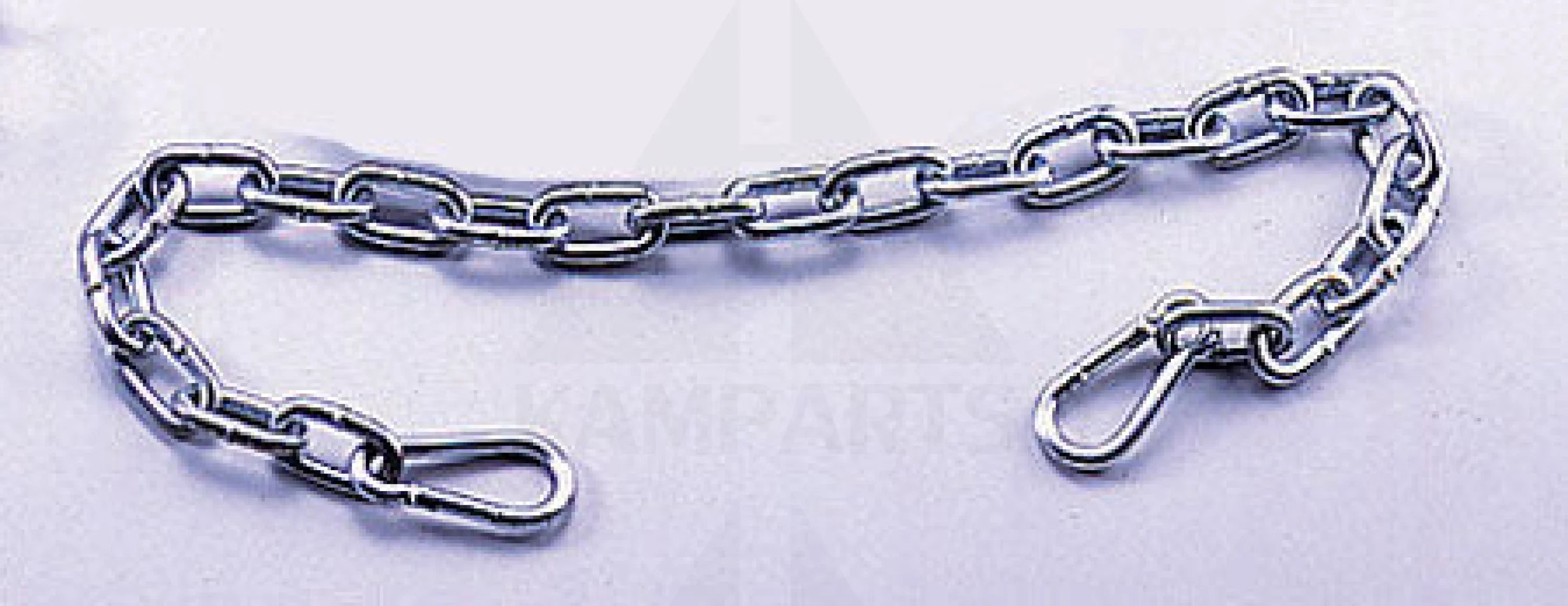 Two 24 Inch Chain Stack Welded Heavy Duty Steel Chain - 25 links x 24” Long with 2 Snap Hooks